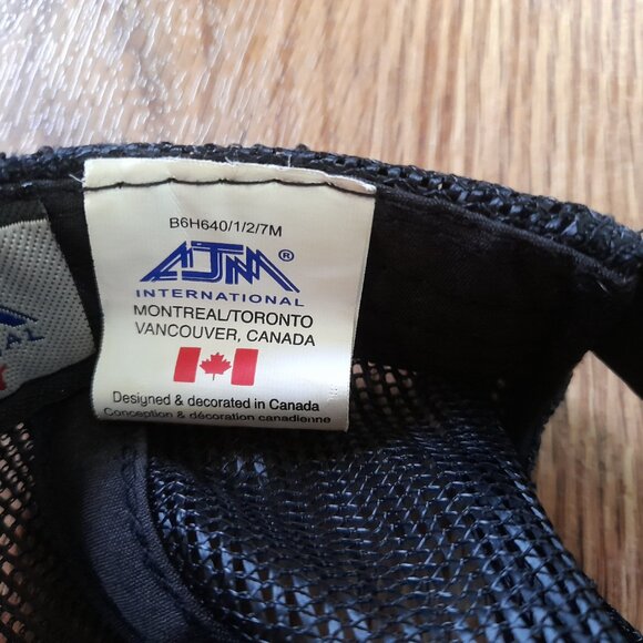 Vintage Trucker Hat JBT Transport Mesh Snapback Cap Black Purple White - Picture 8 of 12